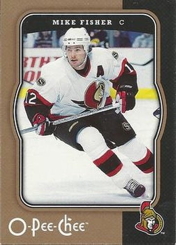 #342 Mike Fisher - Ottawa Senators - 2007-08 O-Pee-Chee Hockey