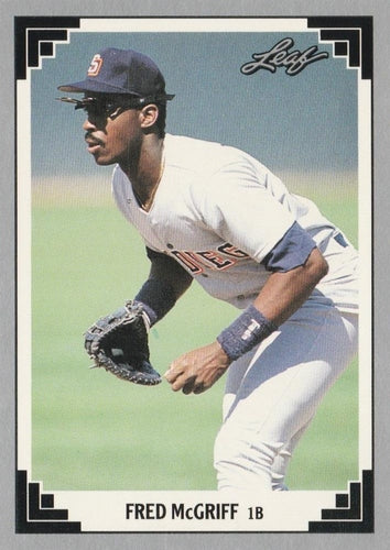 #342 Fred McGriff - San Diego Padres - 1991 Leaf Baseball