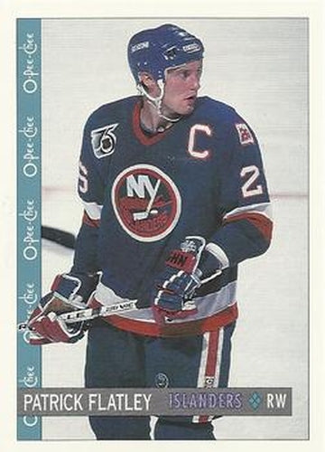 #342 Patrick Flatley - New York Islanders - 1992-93 O-Pee-Chee Hockey