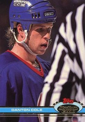 #342 Danton Cole - Winnipeg Jets - 1991-92 Stadium Club Hockey
