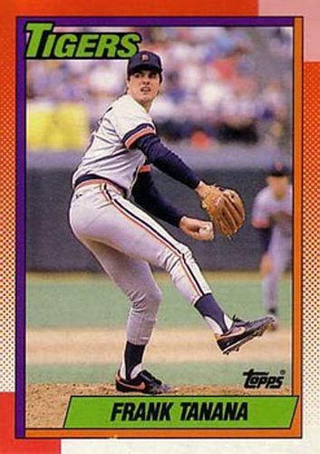 #343 Frank Tanana - Detroit Tigers - 1990 Topps Baseball