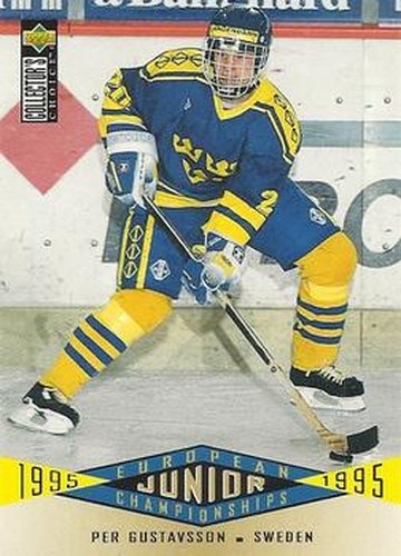 #343 Per Gustafsson - Sweden - 1995-96 Collector's Choice Hockey