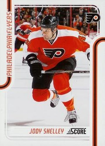 #343 Jody Shelley - Philadelphia Flyers - 2011-12 Score Hockey