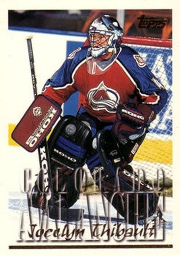 #343 Jocelyn Thibault - Colorado Avalanche - 1995-96 Topps Hockey