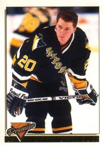 #343 Jeff Daniels - Pittsburgh Penguins - 1993-94 O-Pee-Chee Premier Hockey - Gold