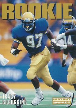 #343 Tracy Scroggins - Detroit Lions - 1992 SkyBox Impact Football