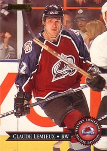#343 Claude Lemieux - Colorado Avalanche - 1995-96 Donruss Hockey
