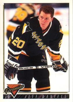#343 Jeff Daniels - Pittsburgh Penguins - 1993-94 O-Pee-Chee Premier Hockey
