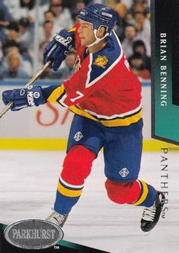 #343 Brian Benning - Florida Panthers - 1993-94 Parkhurst Hockey