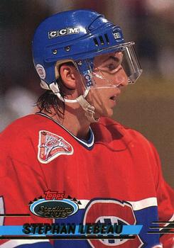 #343 Stephan Lebeau - Montreal Canadiens - 1993-94 Stadium Club Hockey