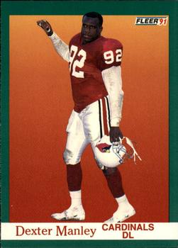 #343 Dexter Manley - Phoenix Cardinals - 1991 Fleer Football