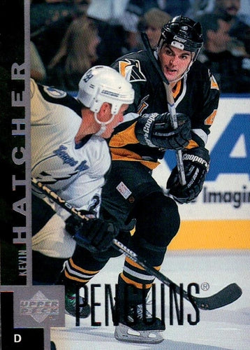 #343 Kevin Hatcher - Pittsburgh Penguins - 1997-98 Upper Deck Hockey