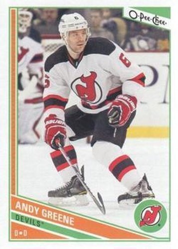 #343 Andy Greene - New Jersey Devils - 2013-14 O-Pee-Chee Hockey