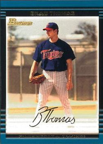 #343 Brad Thomas - Minnesota Twins - 2002 Bowman Baseball
