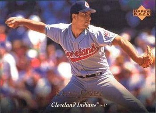 #343 Chad Ogea - Cleveland Indians - 1995 Upper Deck Baseball