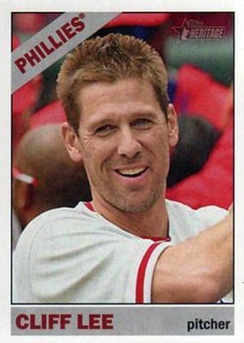 #343 Cliff Lee - Philadelphia Phillies - 2015 Topps Heritage Baseball