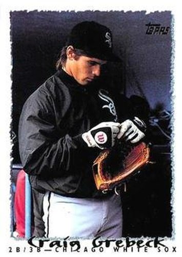 #343 Craig Grebeck - Chicago White Sox - 1995 Topps Baseball