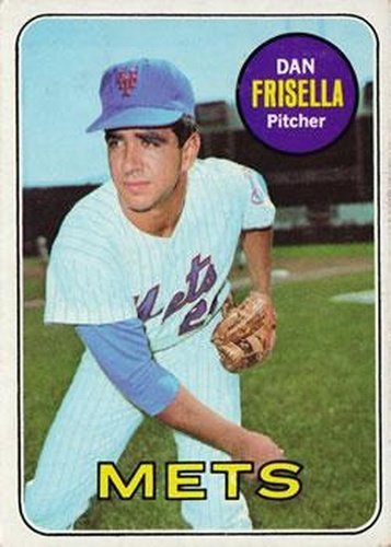 #343 Dan Frisella - New York Mets - 1969 Topps Baseball