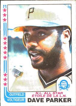#343 Dave Parker - Pittsburgh Pirates - 1982 O-Pee-Chee Baseball