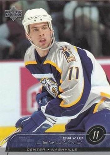 #343 David Legwand - Nashville Predators - 2002-03 Upper Deck Hockey