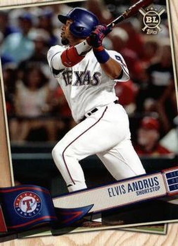 #343 Elvis Andrus - Texas Rangers - 2019 Topps Big League Baseball