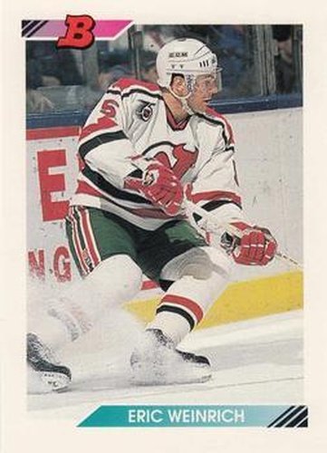 #343 Eric Weinrich - New Jersey Devils - 1992-93 Bowman Hockey