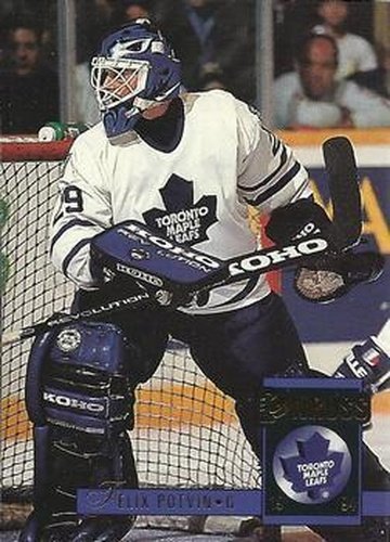 #343 Felix Potvin - Toronto Maple Leafs - 1993-94 Donruss Hockey