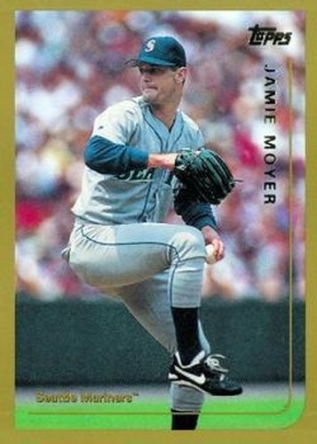 #343 Jamie Moyer - Seattle Mariners - 1999 Topps Baseball