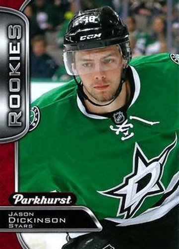#343 Jason Dickinson - Dallas Stars - 2016-17 Parkhurst - Red Hockey