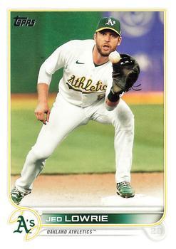 #343 Jed Lowrie - Oakland Athletics - 2022 Topps Baseball