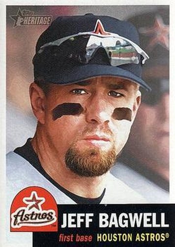 #343 Jeff Bagwell - Houston Astros - 2002 Topps Heritage Baseball