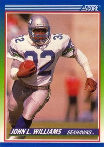 #343 John L. Williams - Seattle Seahawks - 1990 Score Football