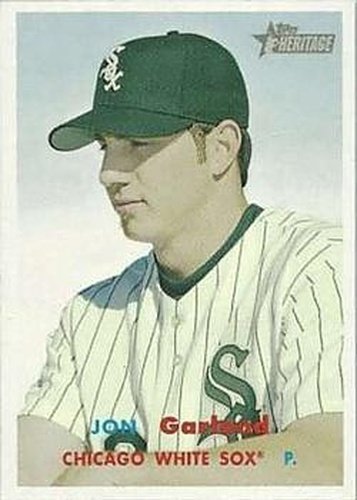 #343 Jon Garland - Chicago White Sox - 2006 Topps Heritage Baseball