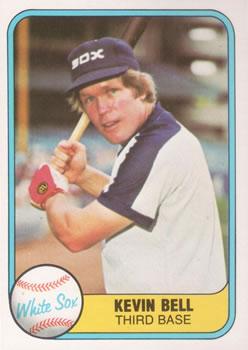 #343 Kevin Bell - Chicago White Sox - 1981 Fleer Baseball