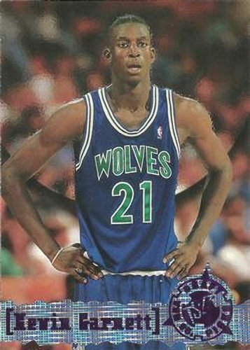 #343 Kevin Garnett - Minnesota Timberwolves - 1995-96 Stadium Club Basketball