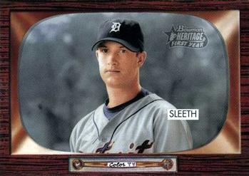 #343 Kyle Sleeth - Detroit Tigers - 2004 Bowman Heritage Baseball