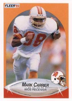#343 Mark Carrier - Tampa Bay Buccaneers - 1990 Fleer Football