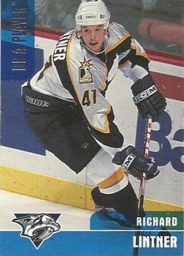 #343 Richard Lintner - Nashville Predators - 1999-00 Be a Player Memorabilia Hockey