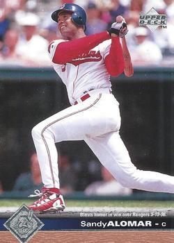 #343 Sandy Alomar - Cleveland Indians - 1997 Upper Deck Baseball