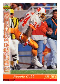 #343 Reggie Cobb - Tampa Bay Buccaneers - 1993 Upper Deck Football