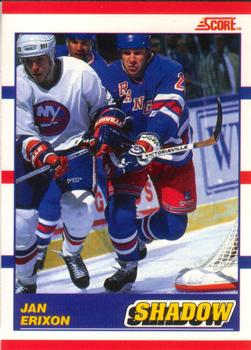 #343 Jan Erixon - New York Rangers - 1990-91 Score Canadian Hockey