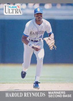 #343 Harold Reynolds - Seattle Mariners - 1991 Ultra Baseball
