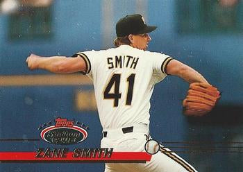 #343 Zane Smith - Pittsburgh Pirates - 1993 Stadium Club Baseball