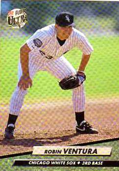 #343 Robin Ventura - Chicago White Sox - 1992 Ultra Baseball