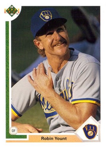 #344 Robin Yount - Milwaukee Brewers - 1991 Upper Deck Baseball