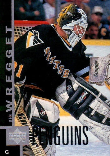 #344 Ken Wregget - Pittsburgh Penguins - 1997-98 Upper Deck Hockey