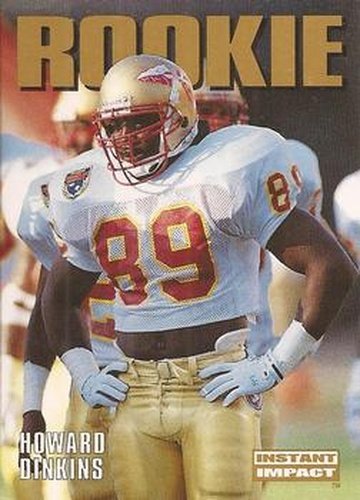#344 Howard Dinkins - Atlanta Falcons - 1992 SkyBox Impact Football