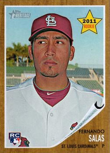 #344 Fernando Salas - St. Louis Cardinals - 2011 Topps Heritage Baseball