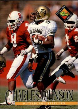 #344 Charles Johnson - Pittsburgh Steelers - 1994 Pro Line Live Football