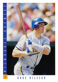 #344 Dave Nilsson - Milwaukee Brewers - 1993 Score Baseball